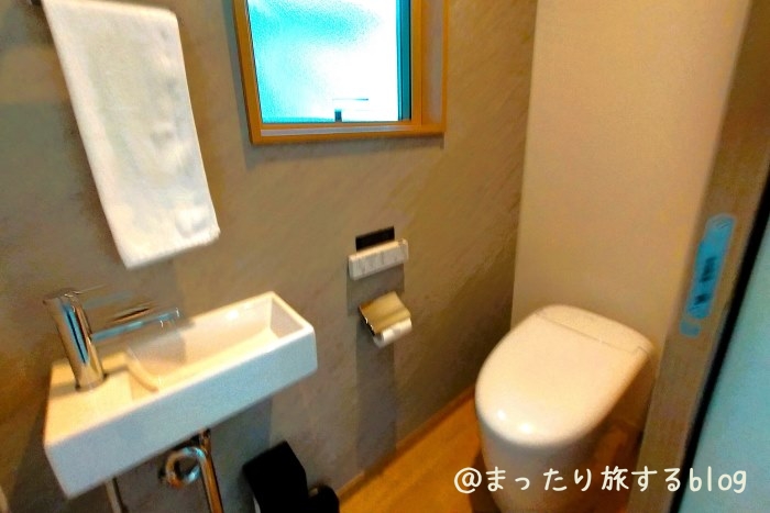 私が宿泊した【Rakuten STAY VILLA 鬼怒川リバーサイド】２階の設備を説明するための写真